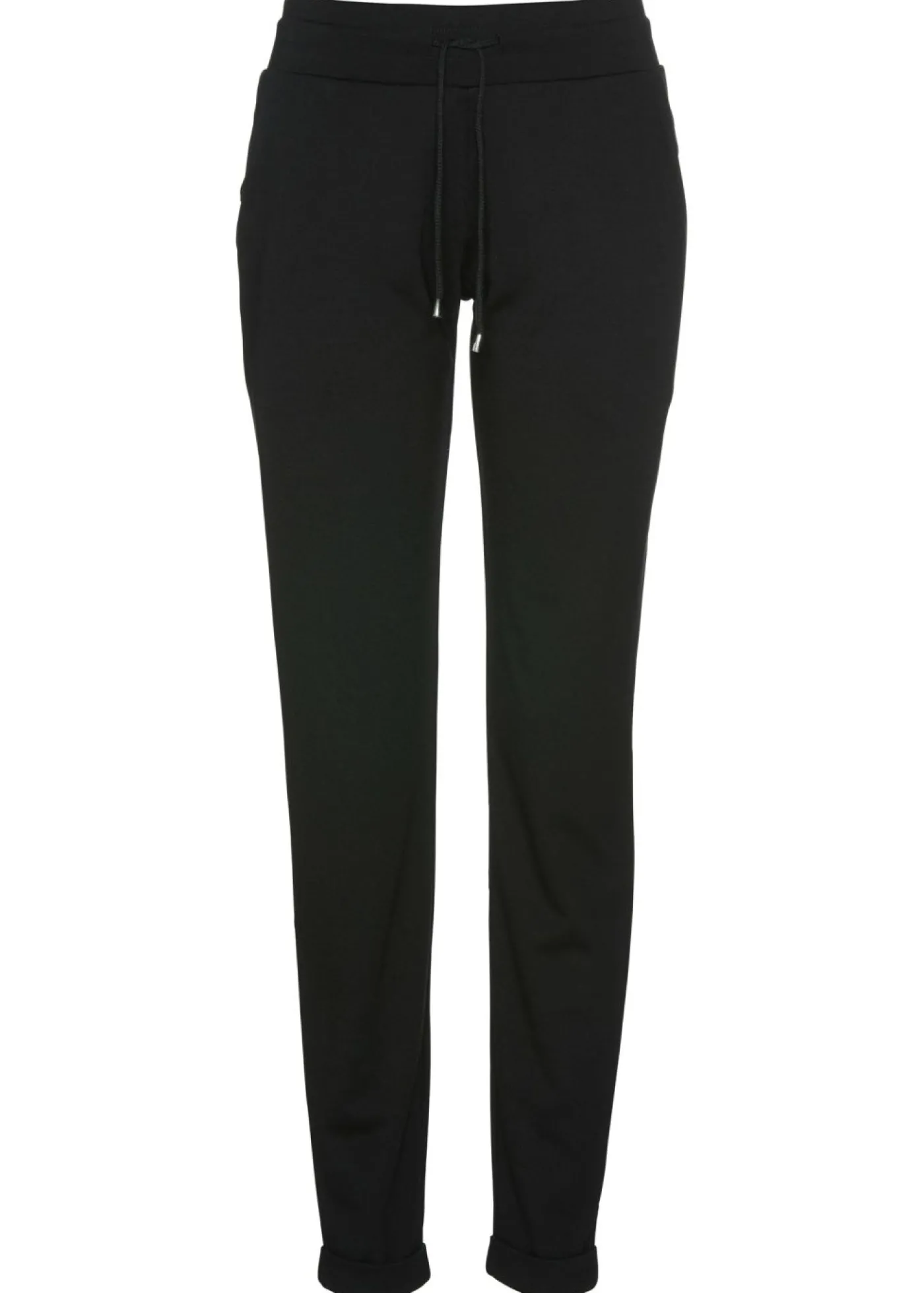 bonprix bonprix Pantalón sin cierre de mezcla de viscosa Negro Outlet