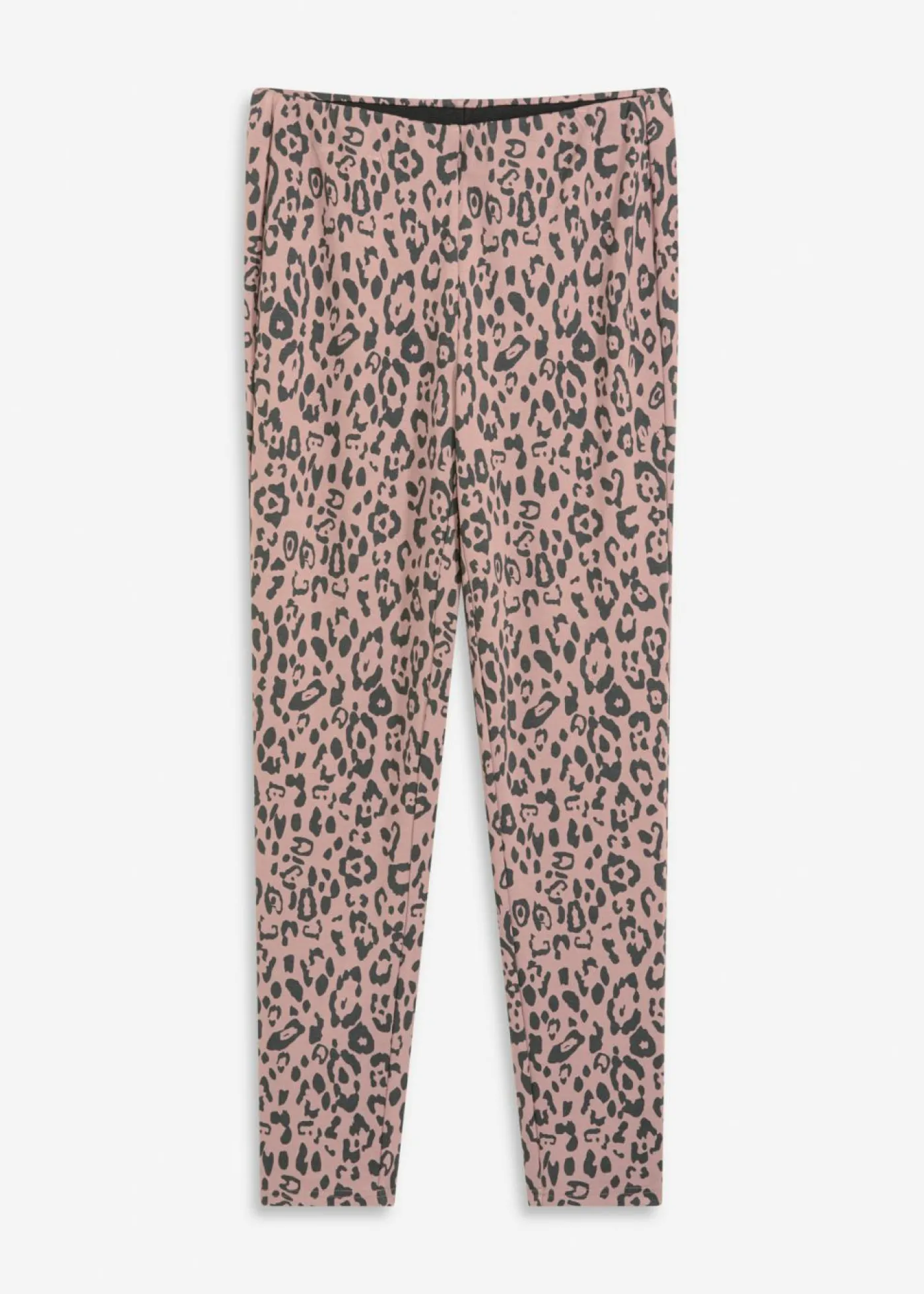 bonprix bonprix Pantalón sin cierre de viscosa de Punto di Roma estampado leo marrón mate-antracita Clearance