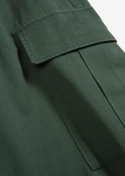 bonprix bonprix Pantalón tipo cargo de algodón puro verde sombra