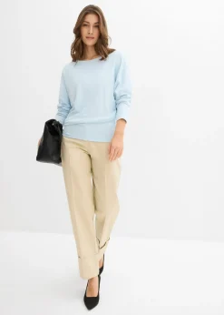 bonprix bonprix Pantalón tipo chino Arena claro Outlet