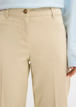 bonprix bonprix Pantalón tipo chino Arena claro Outlet
