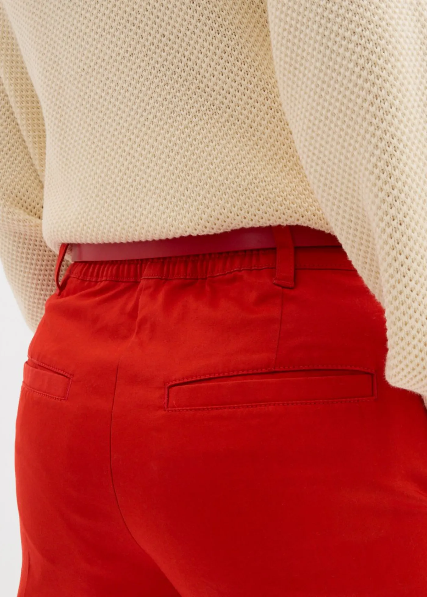 bonprix bonprix Pantalón tipo chino fresa Online