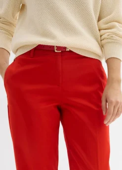 bonprix bonprix Pantalón tipo chino fresa Online