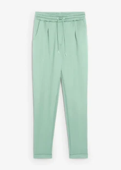 bonprix bonprix Pantalón tipo chino de neopreno Verde pastel Clearance