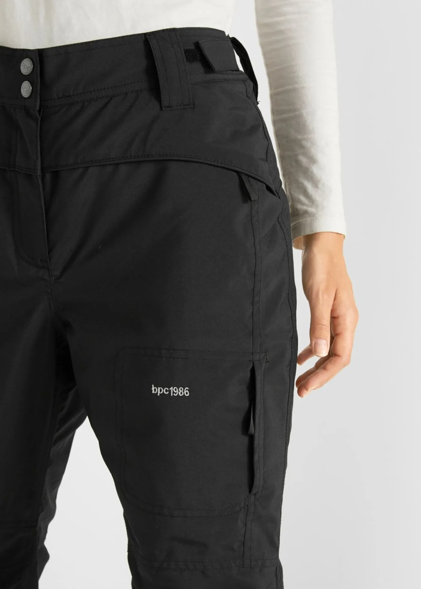 bonprix bonprix Pantalón térmico, impermeable Negro Online