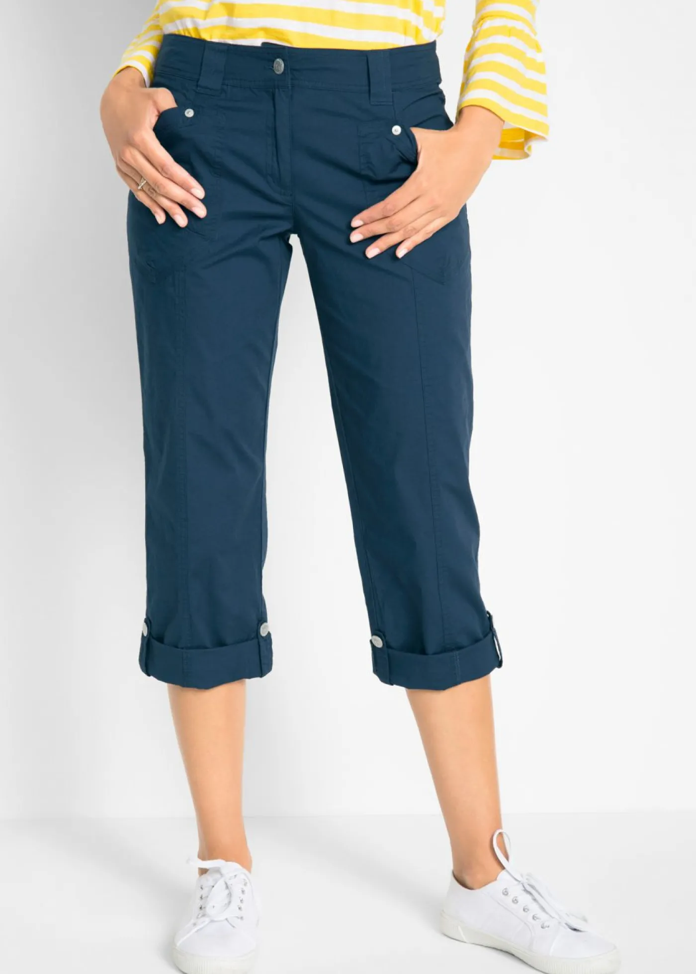 bonprix bonprix Pantalones cargo Azul marino