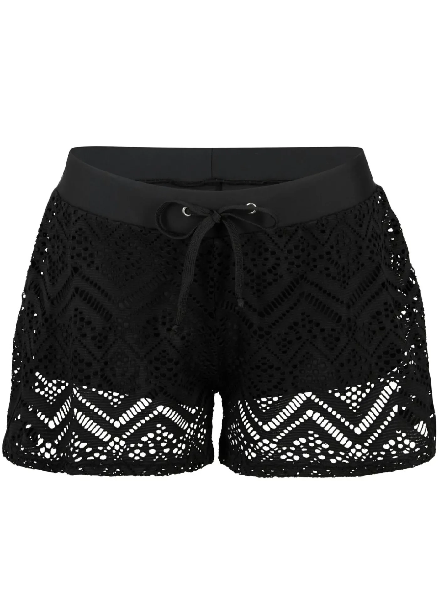 bonprix bonprix Pantalones de baño con encaje Negro Discount