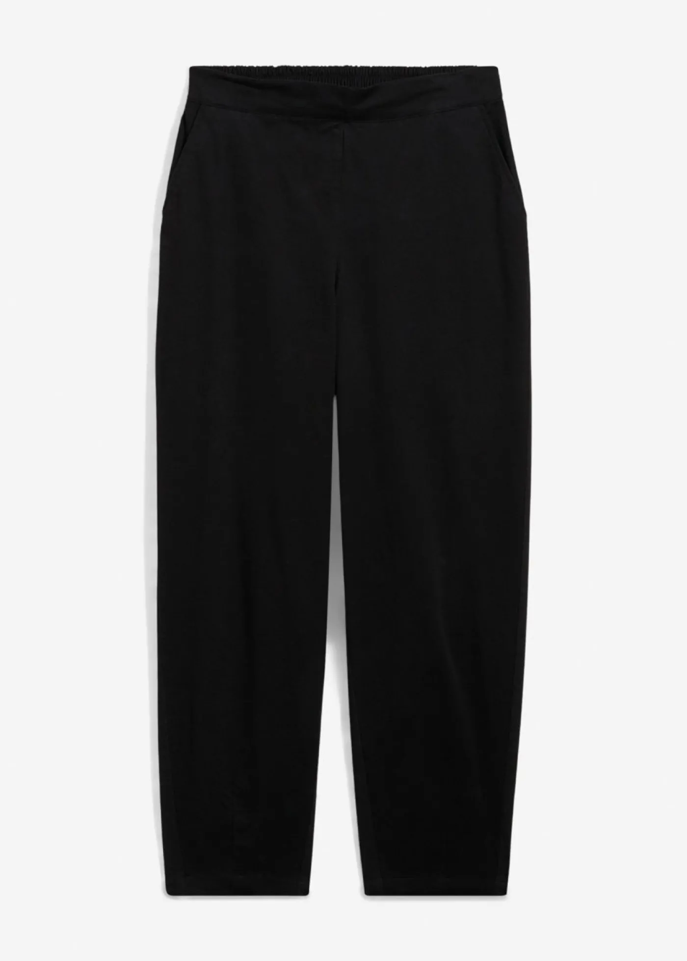bonprix bonprix Pantalones sin cierre de mezcla de algodón Negro Hot