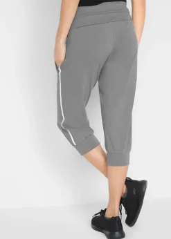 bonprix bonprix Paquete de 2 braguitas deportivas elásticas, 3/4 de largo, nivel 1 negro+gris ahumado Best