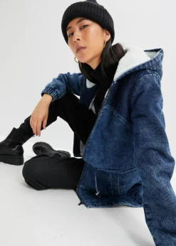 bonprix bonprix Parka denim oscuro New