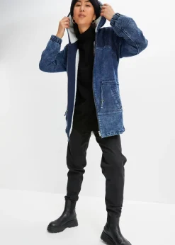 bonprix bonprix Parka denim oscuro New