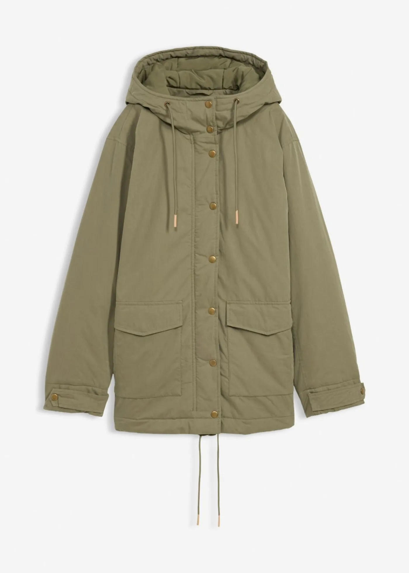 bonprix bonprix Parka acolchada Verde oliva