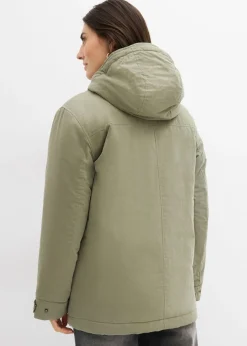 bonprix bonprix Parka acolchada Verde oliva