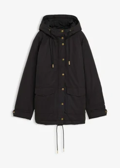 bonprix bonprix Parka acolchada Negro Clearance