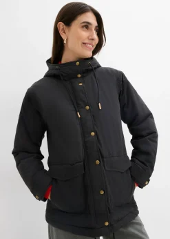 bonprix bonprix Parka acolchada Negro Clearance