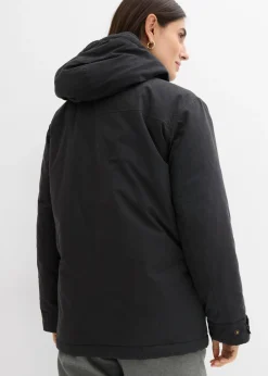 bonprix bonprix Parka acolchada Negro Clearance