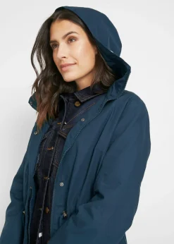 bonprix bonprix Parka con capucha Azul marino Hot