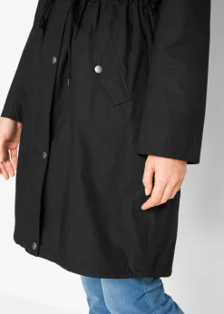 bonprix bonprix Parka con capucha Negro Discount