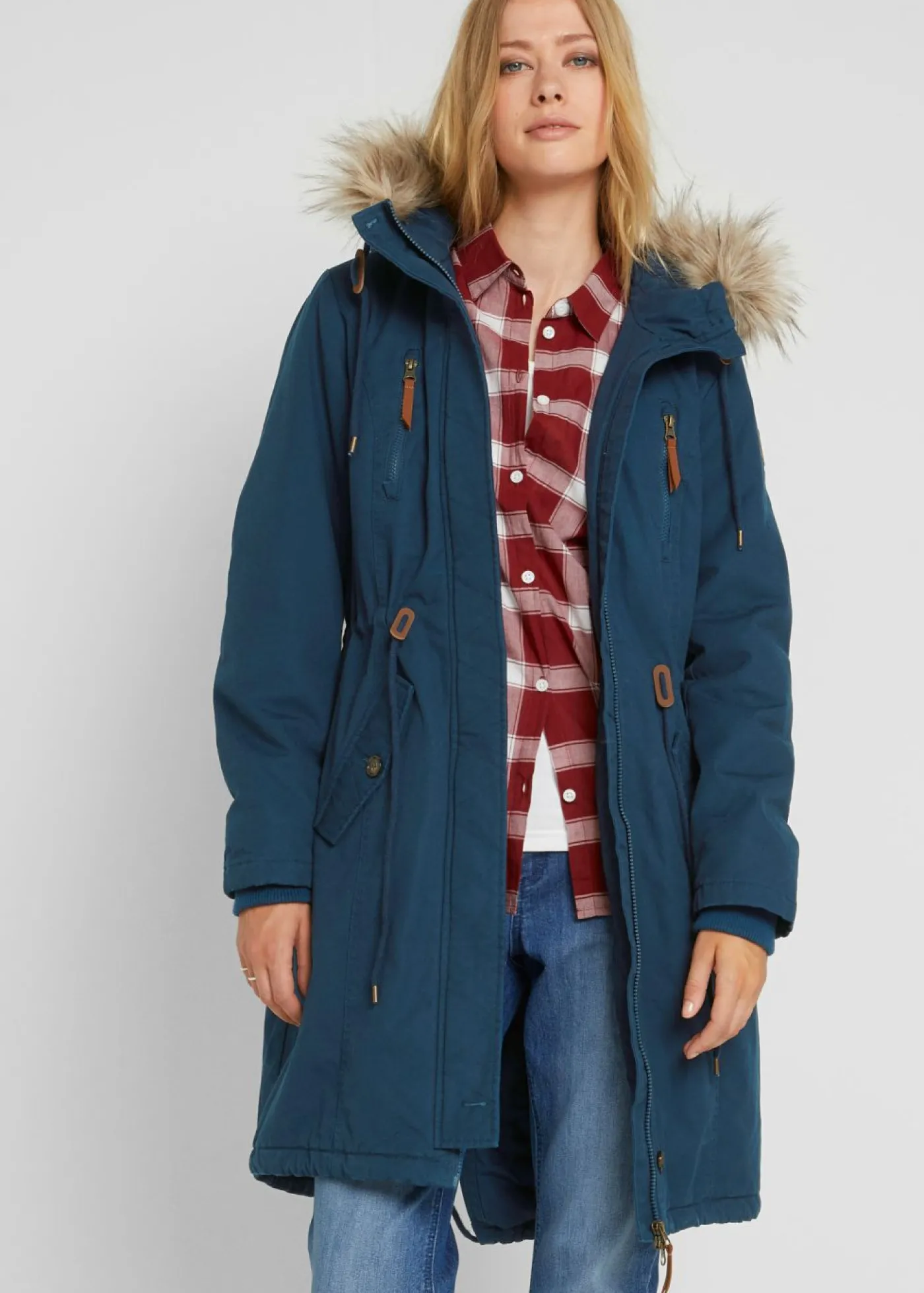 bonprix bonprix Parka de invierno Azul marino