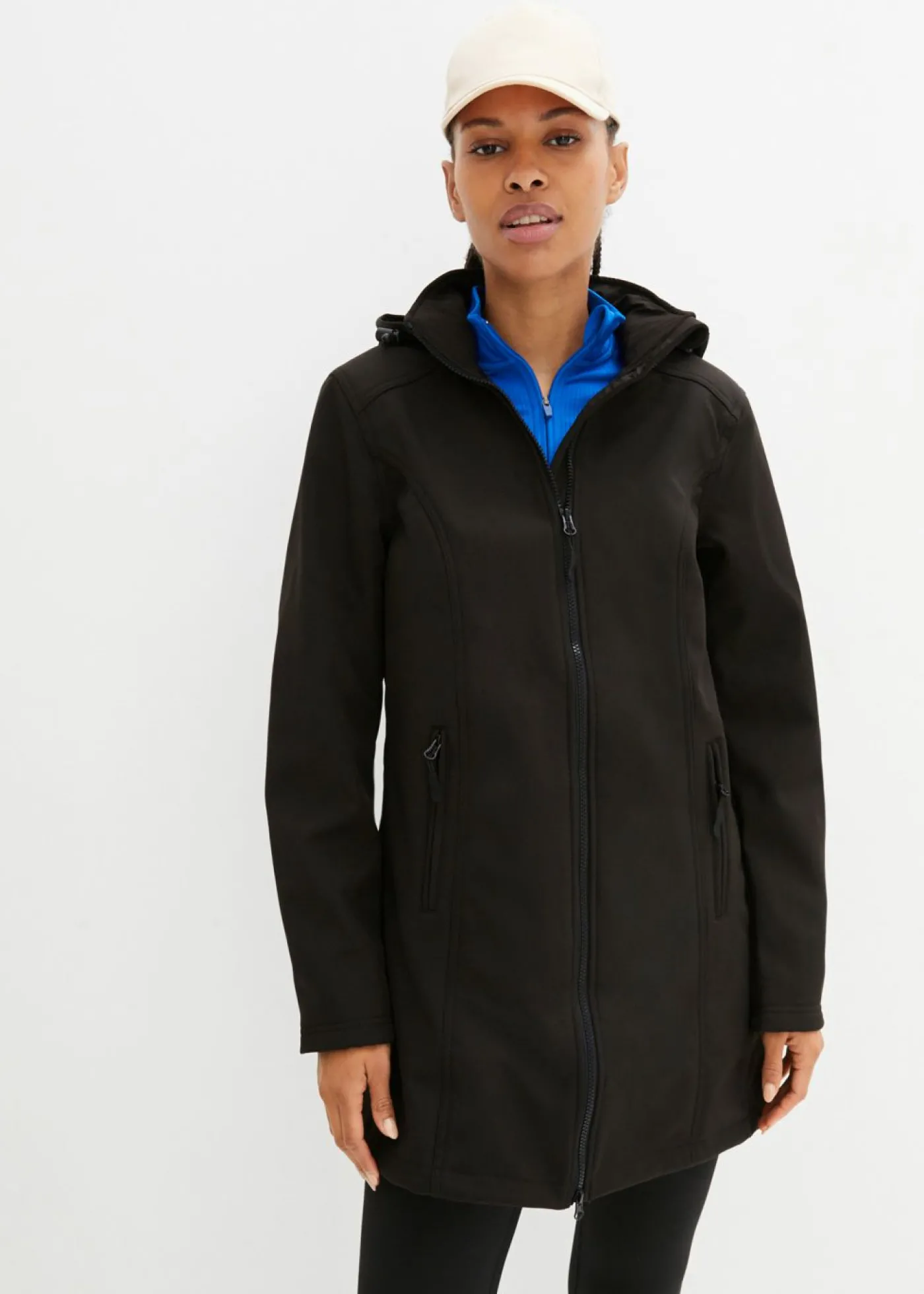 bonprix bonprix Parka de softshell repelente al agua Negro Discount