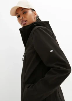 bonprix bonprix Parka de softshell repelente al agua Negro Discount