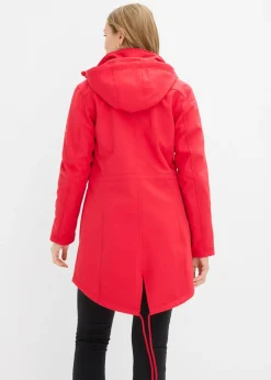 bonprix bonprix Parka de softshell repelente al agua Rojo Best