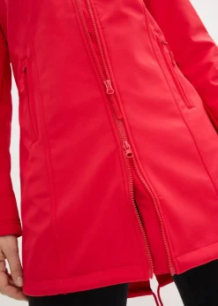 bonprix bonprix Parka de softshell repelente al agua Rojo Best