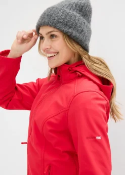 bonprix bonprix Parka de softshell repelente al agua Rojo Best