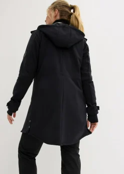 bonprix bonprix Parka de tejido Softshell Negro