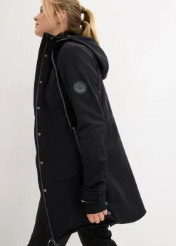 bonprix bonprix Parka de tejido Softshell Negro
