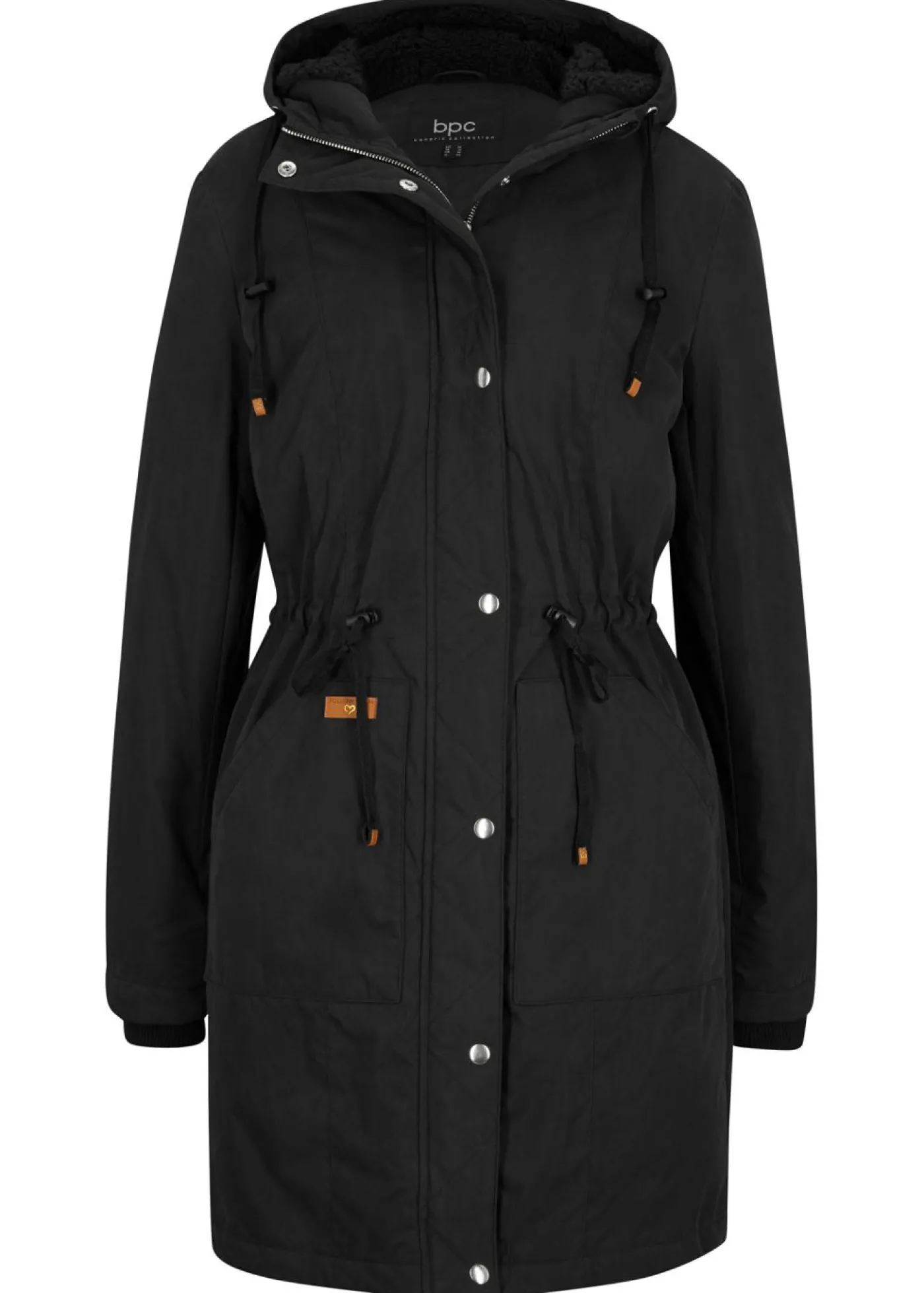 bonprix bonprix Parka forrada Negro Best