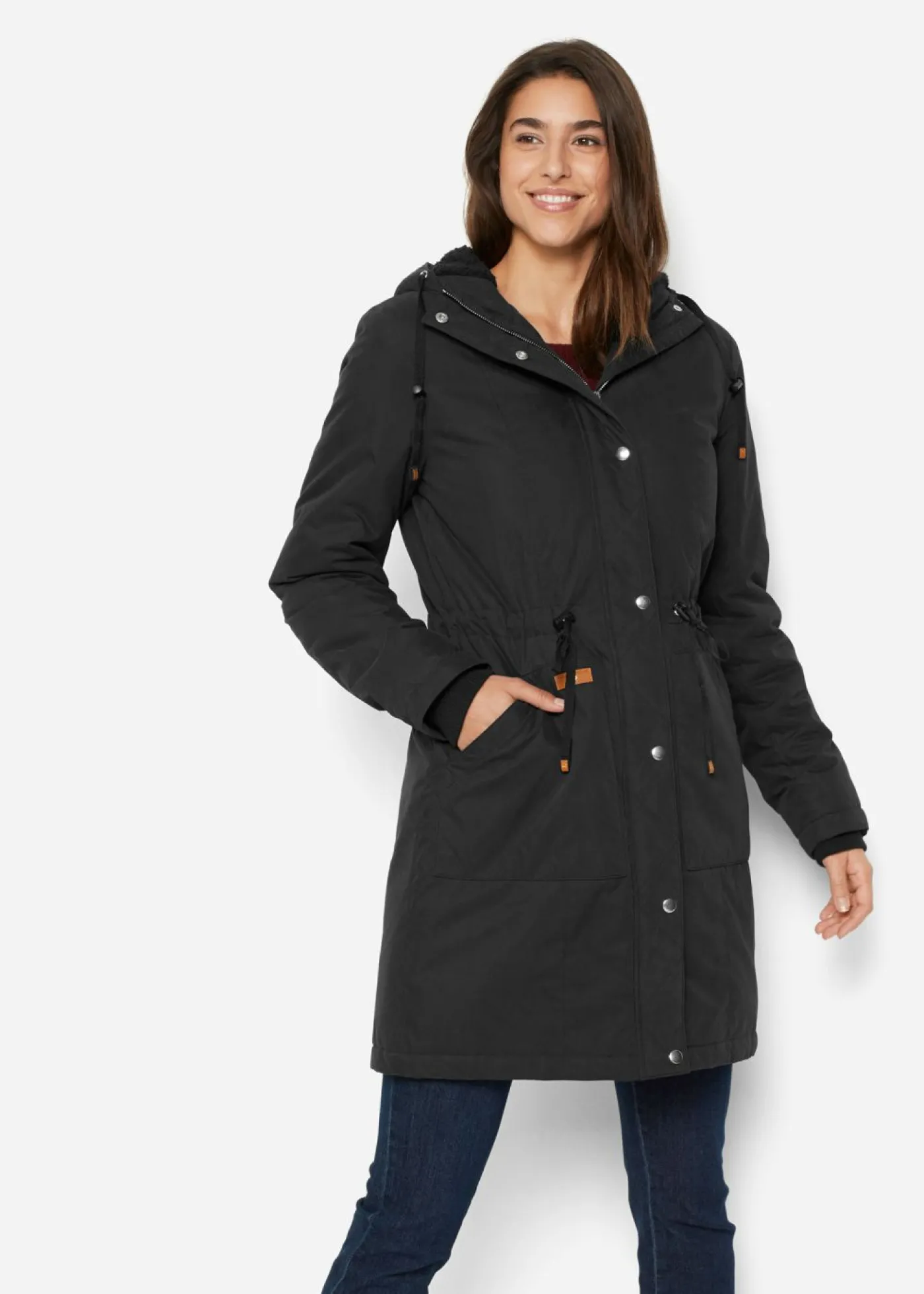 bonprix bonprix Parka forrada Negro Best