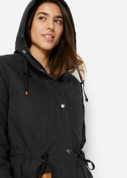 bonprix bonprix Parka forrada Negro Best
