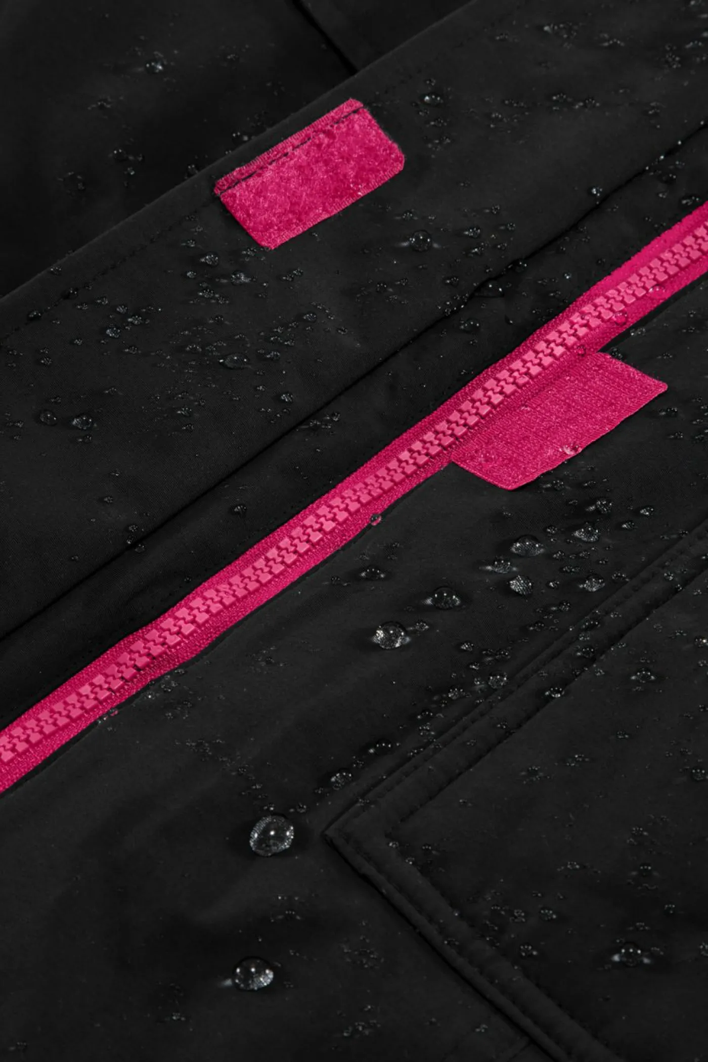 bonprix bonprix Parka funcional impermeable, guateada Negro Discount