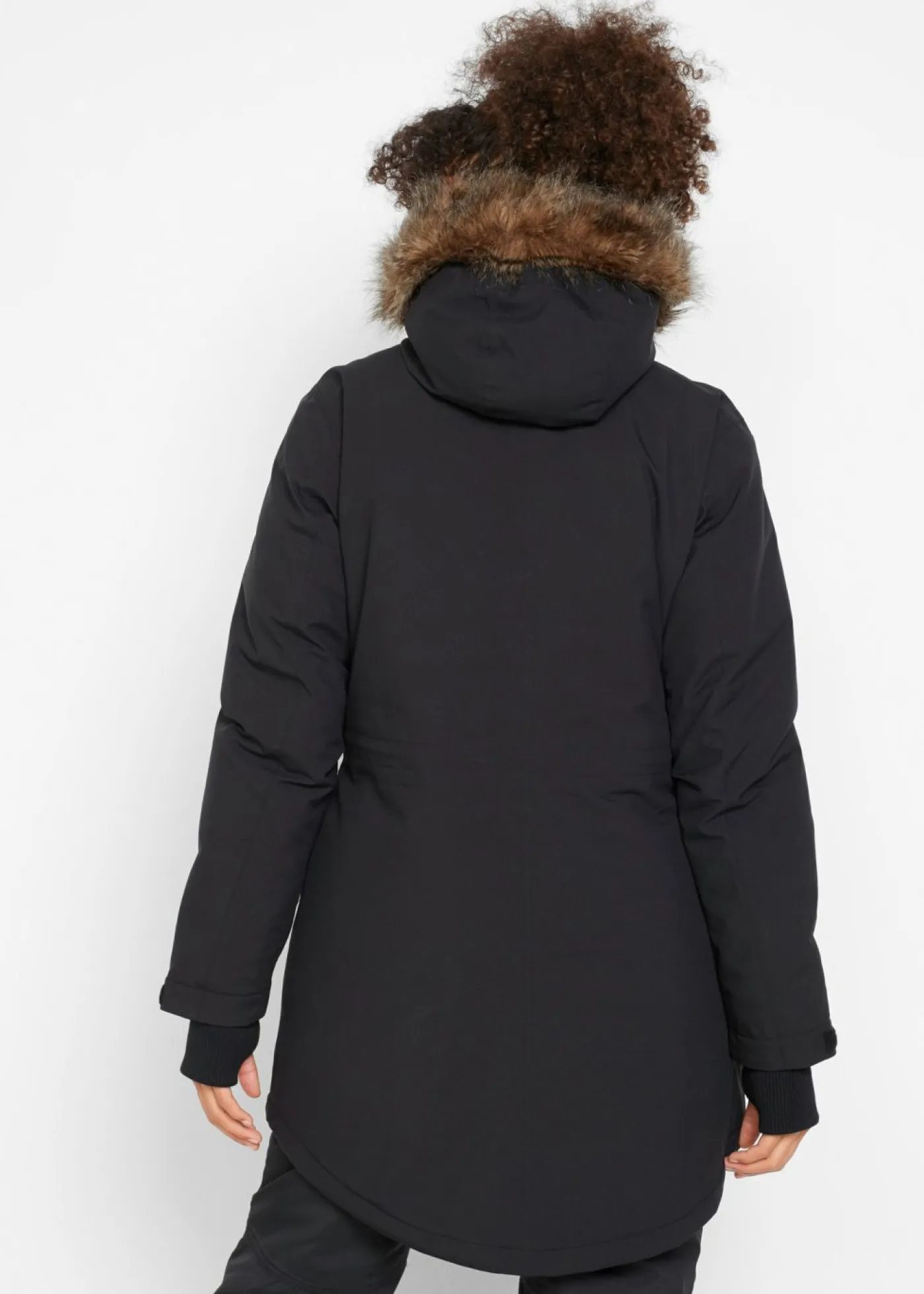 bonprix bonprix Parka funcional impermeable Negro Clearance