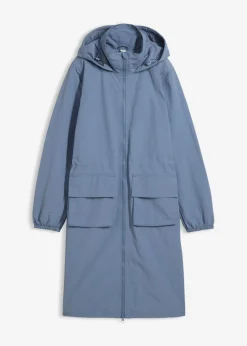bonprix bonprix Parka ligera repelente al agua Azul ahumado Sale