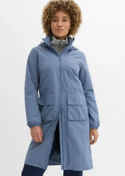 bonprix bonprix Parka ligera repelente al agua Azul ahumado Sale