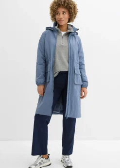 bonprix bonprix Parka ligera repelente al agua Azul ahumado Sale