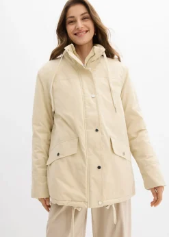 bonprix bonprix Parka ligeramente acolchada Arena claro Online