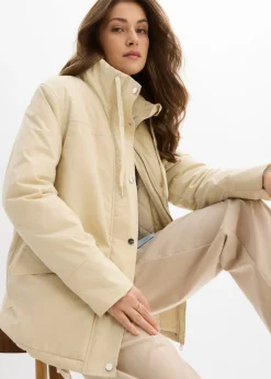 bonprix bonprix Parka ligeramente acolchada Arena claro Online