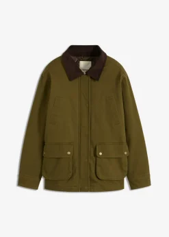 bonprix bonprix Parka oversize oliva-marrón oscuro Clearance