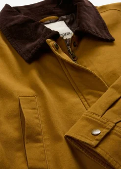 bonprix bonprix Parka oversize marrón dorado-marrón oscuro Clearance