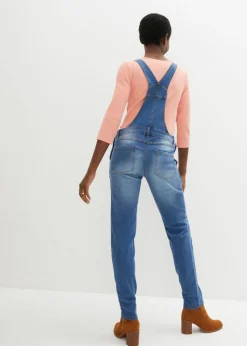 bonprix bonprix Peto premamá, pernera recta azul blanqueado Hot