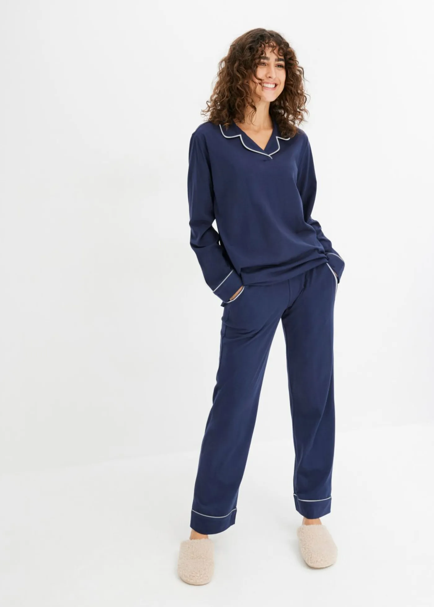 bonprix bonprix Pijama Azul marino Hot