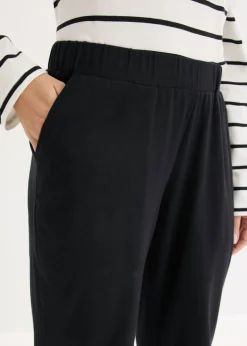 bonprix bonprix Pijama de algodón puro blanco lana-negro con rayas Hot