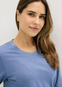 bonprix bonprix Pijama de algodón puro (3 piezas) azul provenzal-granito Discount