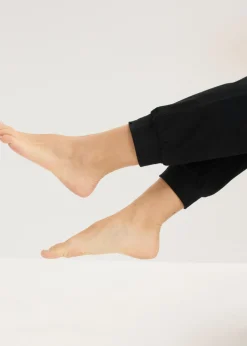 bonprix bonprix Pijama de algodón suave Blanco-negro Hot