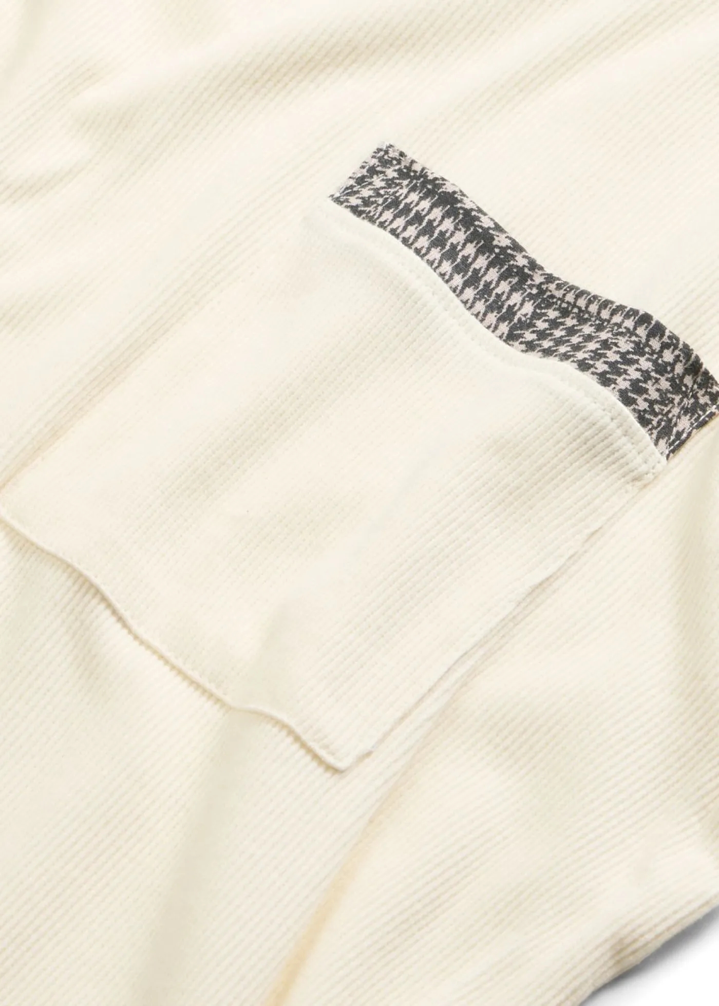 bonprix bonprix Pijama de algodón suave beige natural-negro a cuadros New
