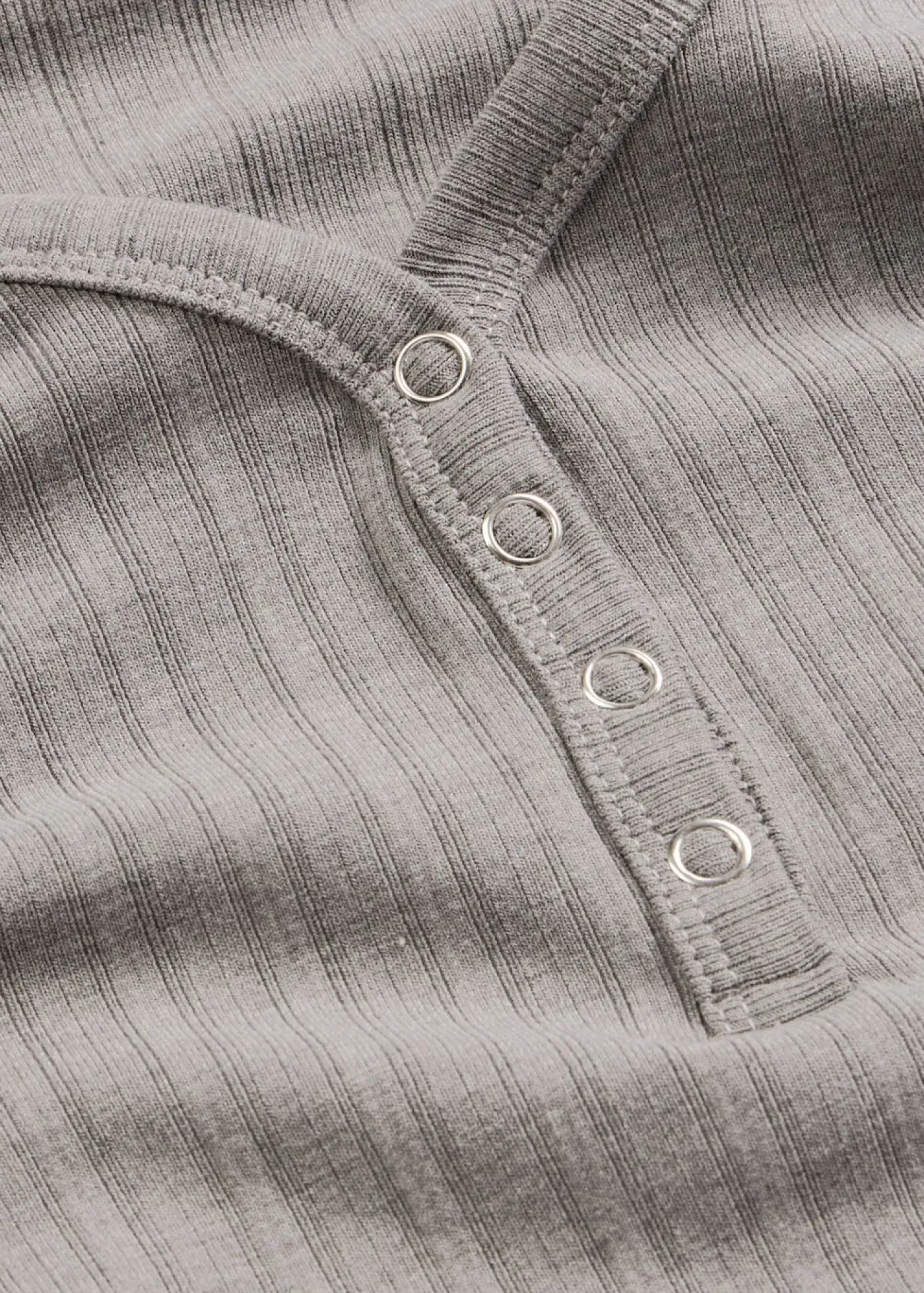 bonprix bonprix Pijama de canalé con viscosa gris moteado Sale