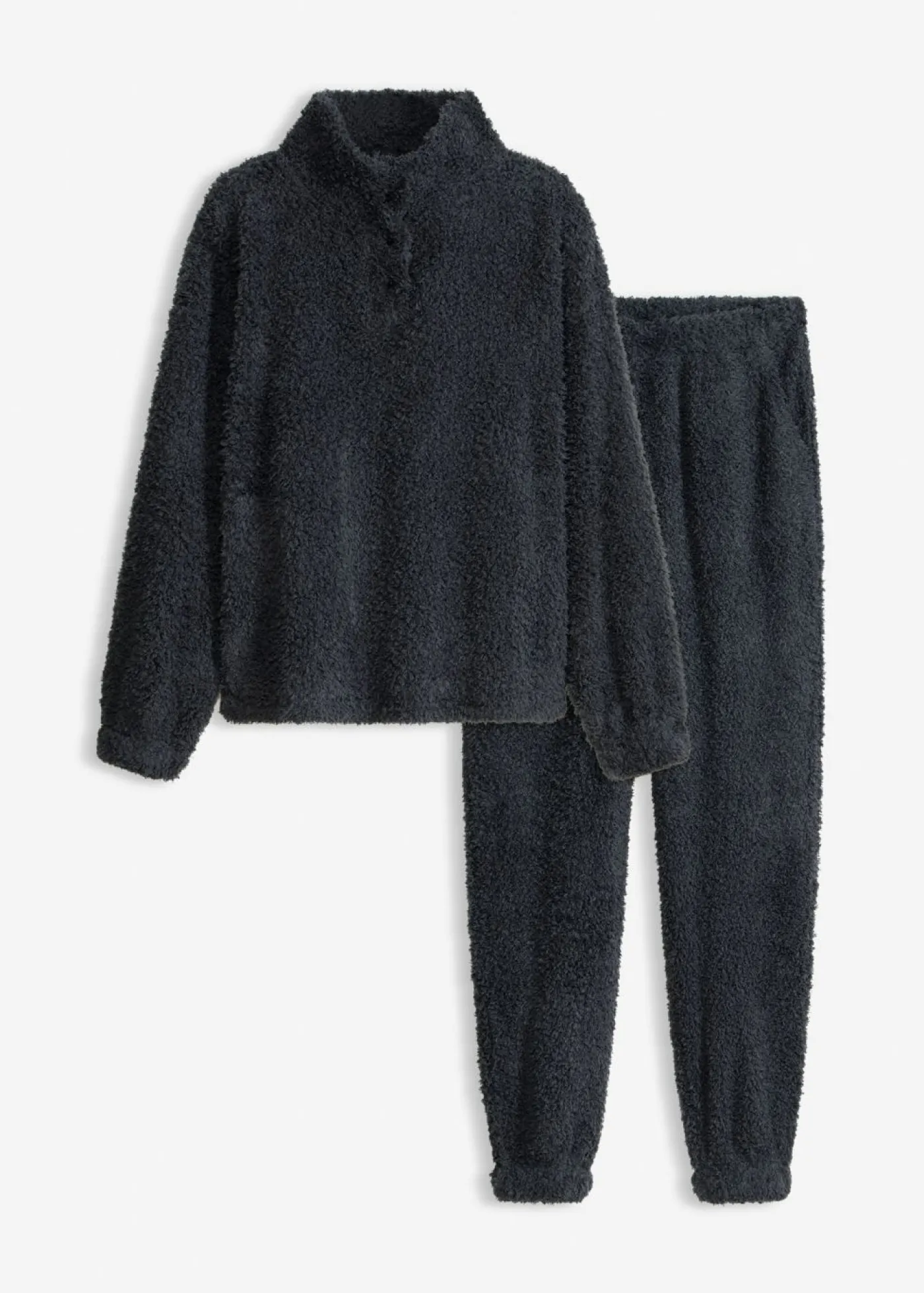 bonprix bonprix Pijama de material suave Azul oscuro Outlet